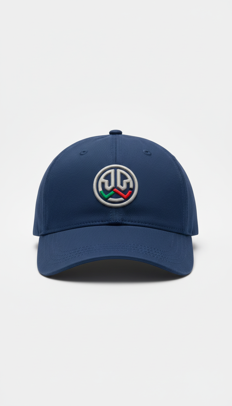 Cappellino visiera curva logo stampato