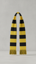 Sciarpa tifoso giallo e nero in acrilico